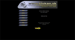 Desktop Screenshot of klokan.sk